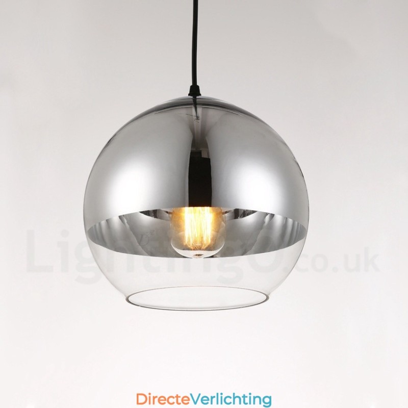 1 Lichts Moderne Hedendaagse Plating Café Glazen Hanglamp