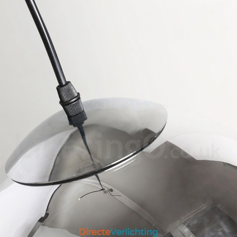 1 Lichts Moderne Hedendaagse Plating Café Glazen Hanglamp