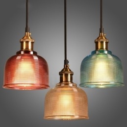 1 Lichts Moderne Hedendaagse Café Multi Kleuren Glazen Hanglamp