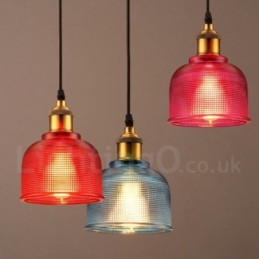 1 Lichts Moderne Hedendaagse Café Multi Kleuren Glazen Hanglamp