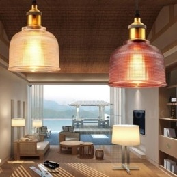 1 Lichts Moderne Hedendaagse Café Multi Kleuren Glazen Hanglamp