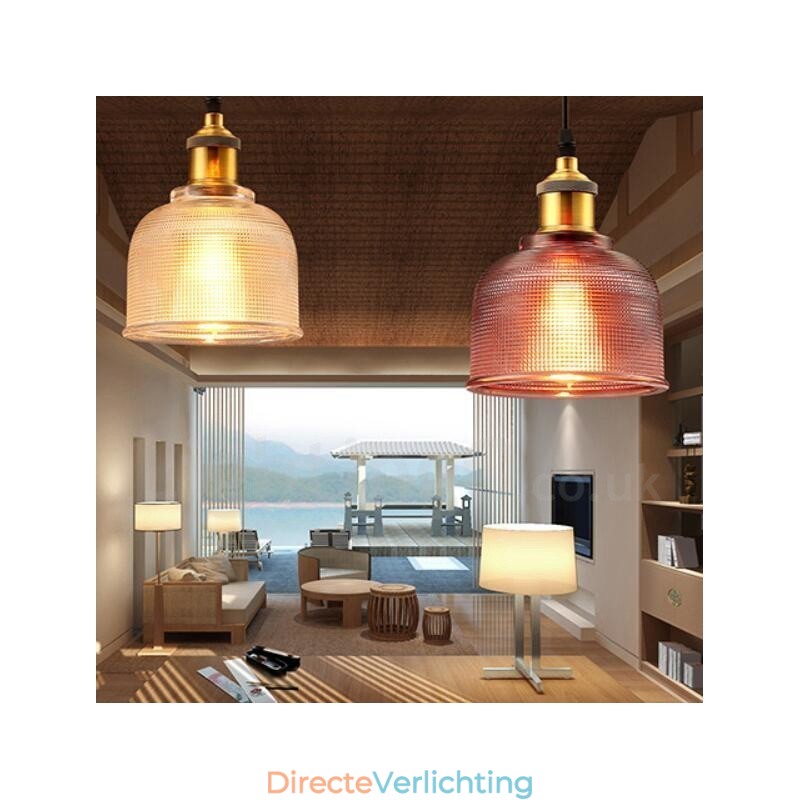 1 Lichts Moderne Hedendaagse Café Multi Kleuren Glazen Hanglamp