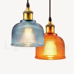 1 Lichts Moderne Hedendaagse Café Multi Kleuren Glazen Hanglamp