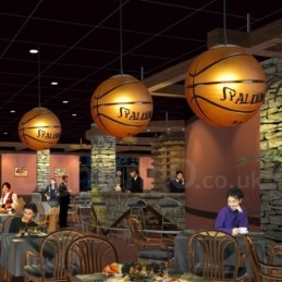 1 Licht Vintage Moderne Hedendaagse Basketbal Glazen Kap Hanglamp