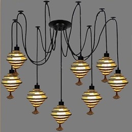 De Nordic Country Retro Honeycomb kroonluchter Kroonluchterlamp De Heavenly Maids Scatter Blossoms.