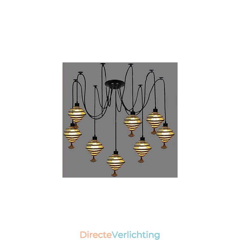 De Nordic Country Retro Honeycomb kroonluchter Kroonluchterlamp De Heavenly Maids Scatter Blossoms.