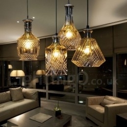1 lichts rustieke Lodge glazen café hanglamp