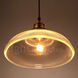 1-lichts vintage glazen hanglamp