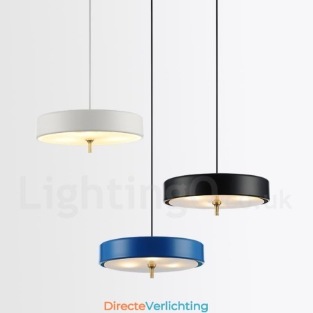1-lichts moderne, eigentijdse luxe hanglamp met glazen kap 1-lichts moderne, eigentijdse luxe hanglamp met glazen kap