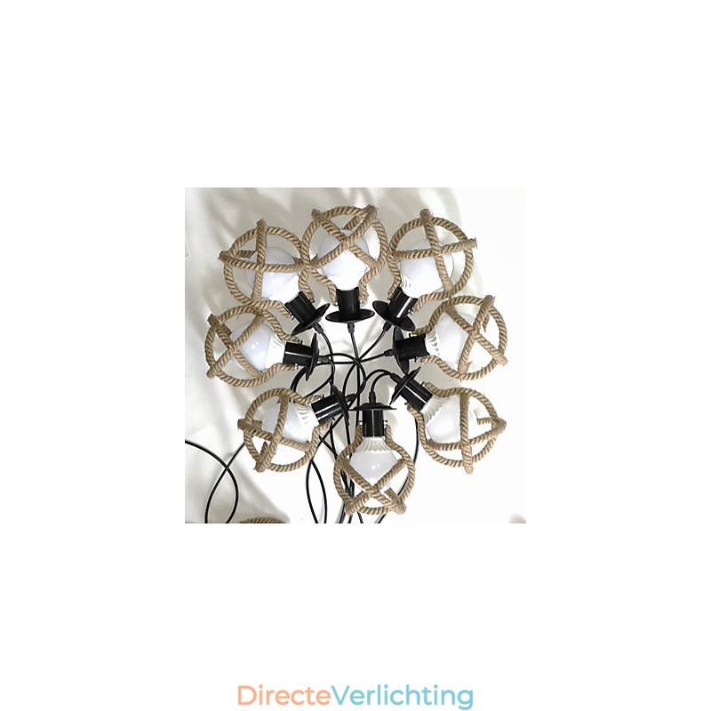 Touwlamp Kroonluchter Kleding lang Creatief De Hemelse Meiden Strooien Bloesems. Spinnenlamp