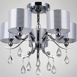 Moderne K9 Kristallen Kroonluchter 6 Lampen