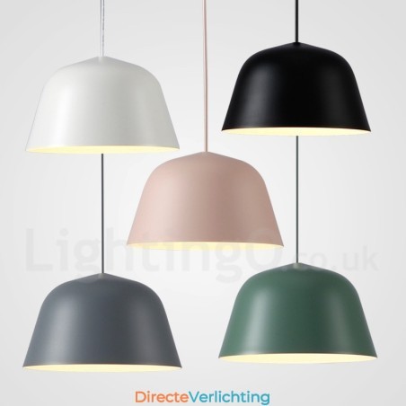 1-lichts moderne, eigentijdse stalen hanglamp met aluminiumlegering kap 1-lichts moderne, eigentijdse stalen hanglamp met aluminiumlegering kap