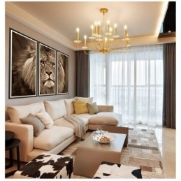 12 Licht Retro Rustieke Luxe Messing Hanglamp Kroonluchter