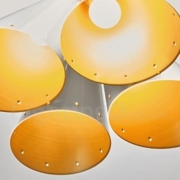 4-lichts retro rustieke luxe aluminiumlegering hanglamp kroonluchter met aluminiumlegering kap