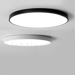 Ultradunne dimbare moderne eigentijdse Scandinavische stijl plafondlampen met acryl kap met afstandsbediening. Kan ook als wandlamp worden gebruikt.