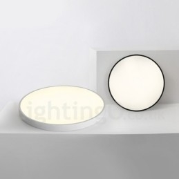 Ultradunne dimbare moderne eigentijdse Scandinavische stijl plafondlampen met acryl kap met afstandsbediening. Kan ook als wandlamp worden gebruikt.