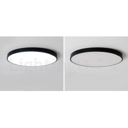 Ultradunne dimbare moderne eigentijdse Scandinavische stijl plafondlampen met acryl kap met afstandsbediening. Kan ook als wandlamp worden gebruikt.