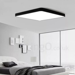 Dimbare moderne eigentijdse Scandinavische stijl plafondlampen met acryl kap en afstandsbediening