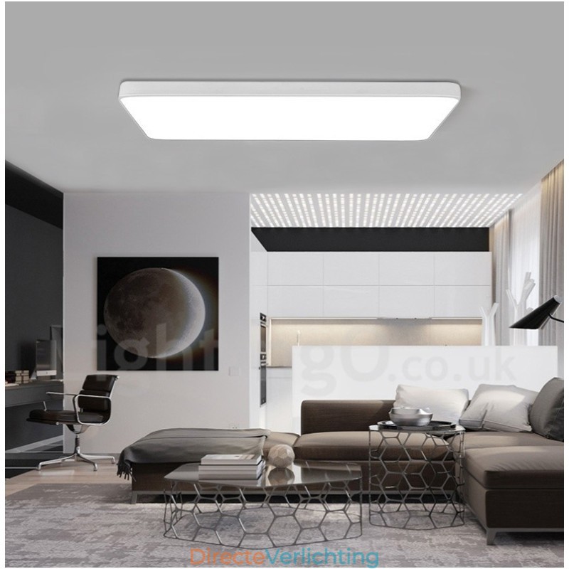Dimbare moderne eigentijdse Scandinavische stijl plafondlampen met acryl kap en afstandsbediening