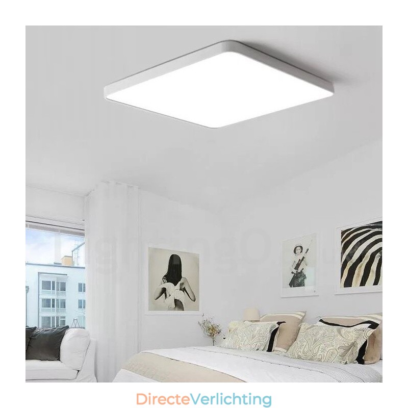 Dimbare moderne eigentijdse Scandinavische stijl plafondlampen met acryl kap en afstandsbediening