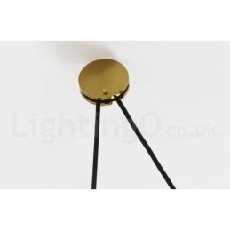 Puur koperen moderne eigentijdse Scandinavische stijl Rise and Fall hanglamp messing plafondlamp
