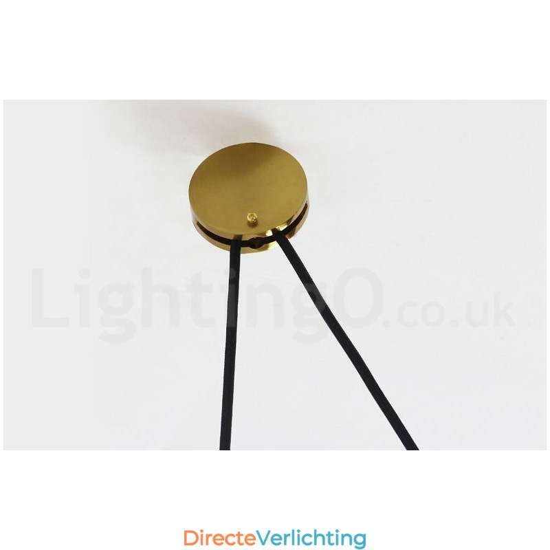 Puur koperen moderne eigentijdse Scandinavische stijl Rise and Fall hanglamp messing plafondlamp