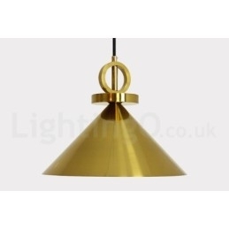 Puur koperen moderne eigentijdse Scandinavische stijl Rise and Fall hanglamp messing plafondlamp