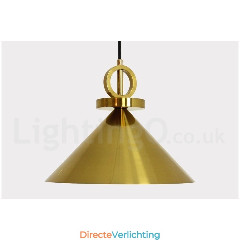 Puur koperen moderne eigentijdse Scandinavische stijl Rise and Fall hanglamp messing plafondlamp