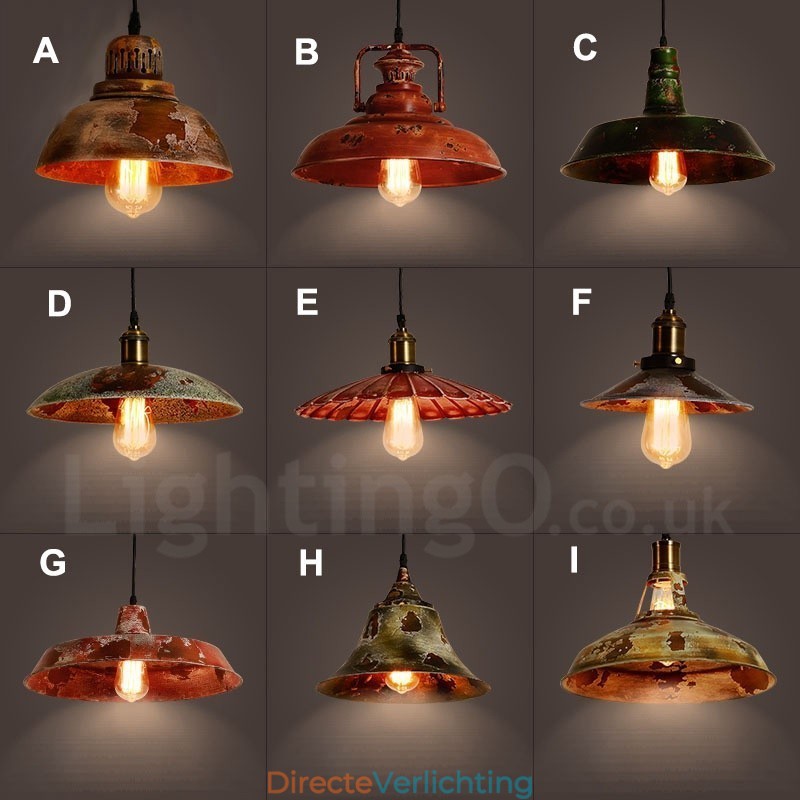 1 Licht Rustieke Lodge Retro Vintage Hanglamp Loft