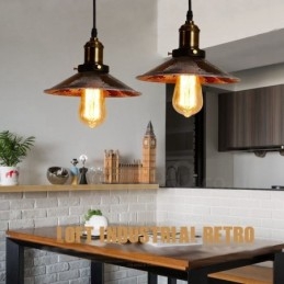 1 Licht Rustieke Lodge Retro Vintage Hanglamp Loft
