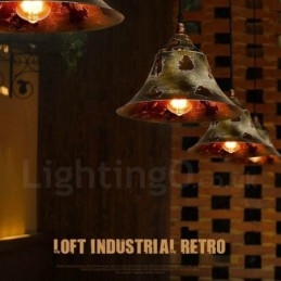 1 Licht Rustieke Lodge Retro Vintage Hanglamp Loft