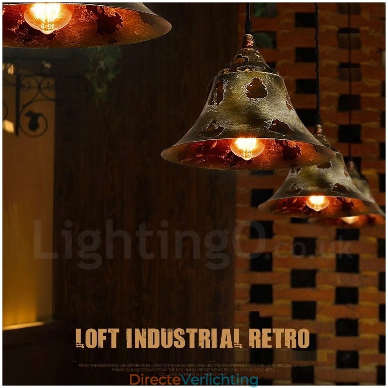 1 Licht Rustieke Lodge Retro Vintage Hanglamp Loft