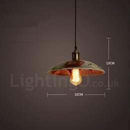 1 Licht Rustieke Lodge Retro Vintage Hanglamp Loft