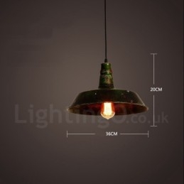 1 Licht Rustieke Lodge Retro Vintage Hanglamp Loft