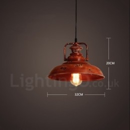 1 Licht Rustieke Lodge Retro Vintage Hanglamp Loft