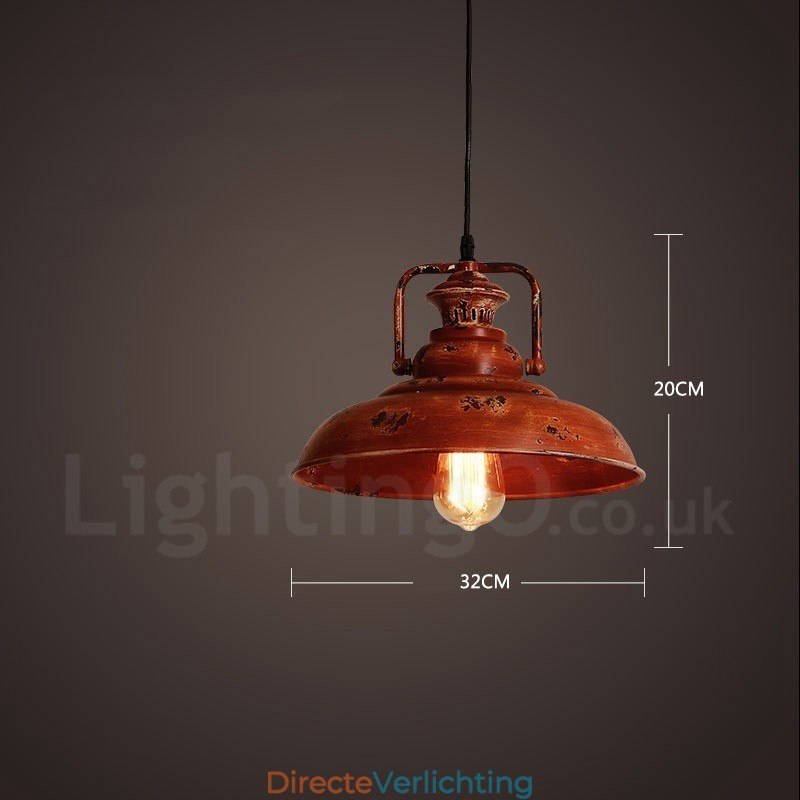 1 Licht Rustieke Lodge Retro Vintage Hanglamp Loft