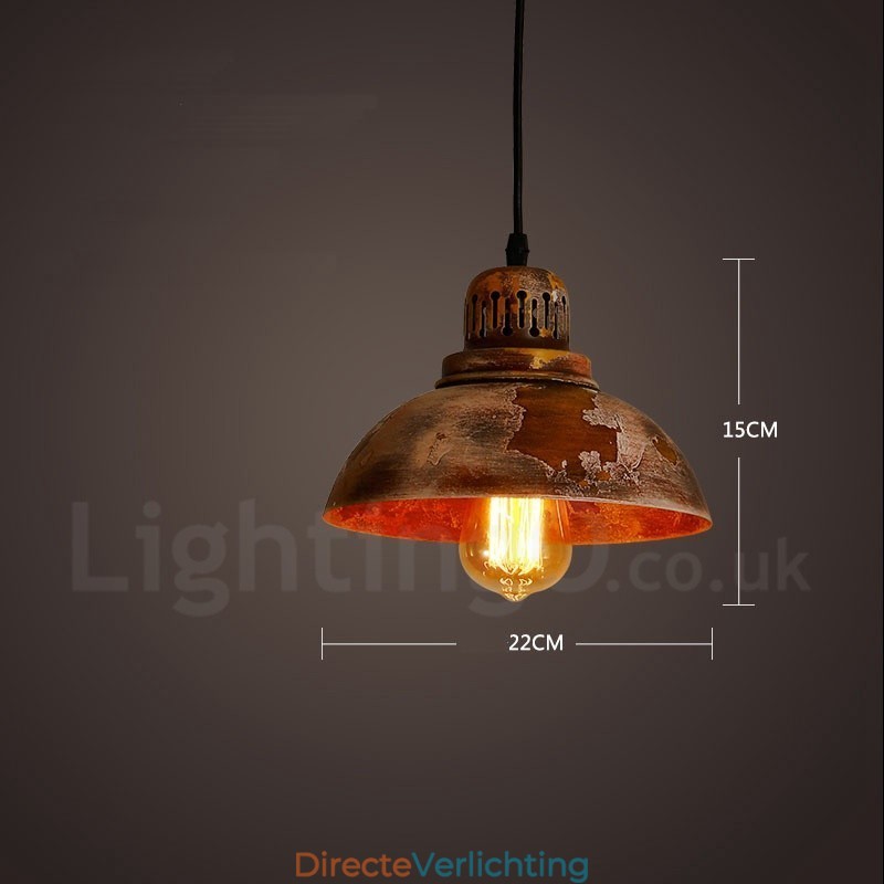 1 Licht Rustieke Lodge Retro Vintage Hanglamp Loft