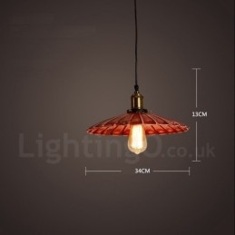 1 Licht Rustieke Lodge Retro Vintage Hanglamp Loft