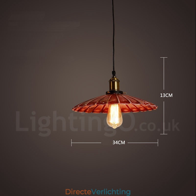 1 Licht Rustieke Lodge Retro Vintage Hanglamp Loft