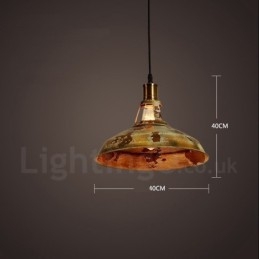 1 Licht Rustieke Lodge Retro Vintage Hanglamp Loft