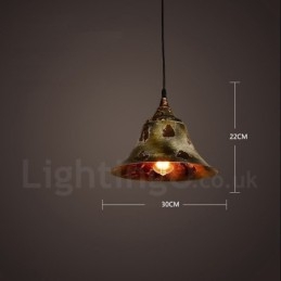 1 Licht Rustieke Lodge Retro Vintage Hanglamp Loft
