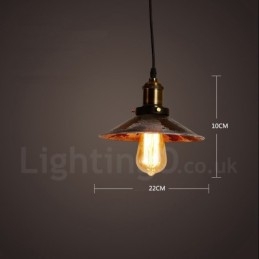 1 Licht Rustieke Lodge Retro Vintage Hanglamp Loft