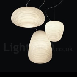 1 Lichts Moderne Hedendaagse Hanglamp Plafondlamp met Glazen Kap