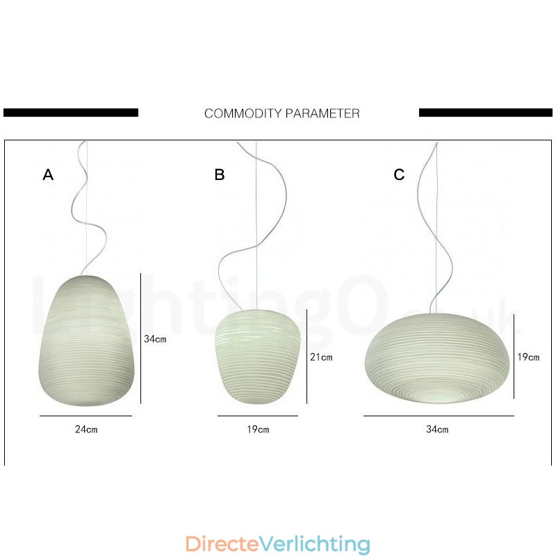 1 Lichts Moderne Hedendaagse Hanglamp Plafondlamp met Glazen Kap