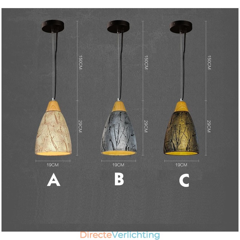 1 Licht Cement Moderne Hedendaagse Hanglamp Plafondlamp