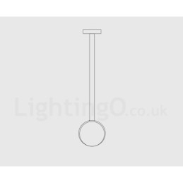 1 Licht Cement Moderne Hedendaagse Hanglamp Plafondlamp