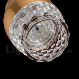 Moderne, eigentijdse hanglamp van aluminiumlegering met 1 lichtbron en acrylkap