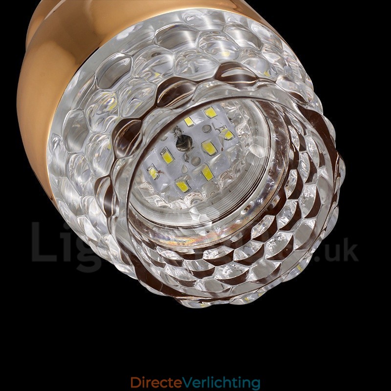 Moderne, eigentijdse hanglamp van aluminiumlegering met 1 lichtbron en acrylkap