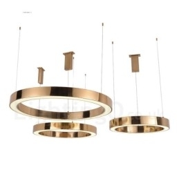 Moderne, eigentijdse hanglamp van staal met 1 lichtbron en acryl kap