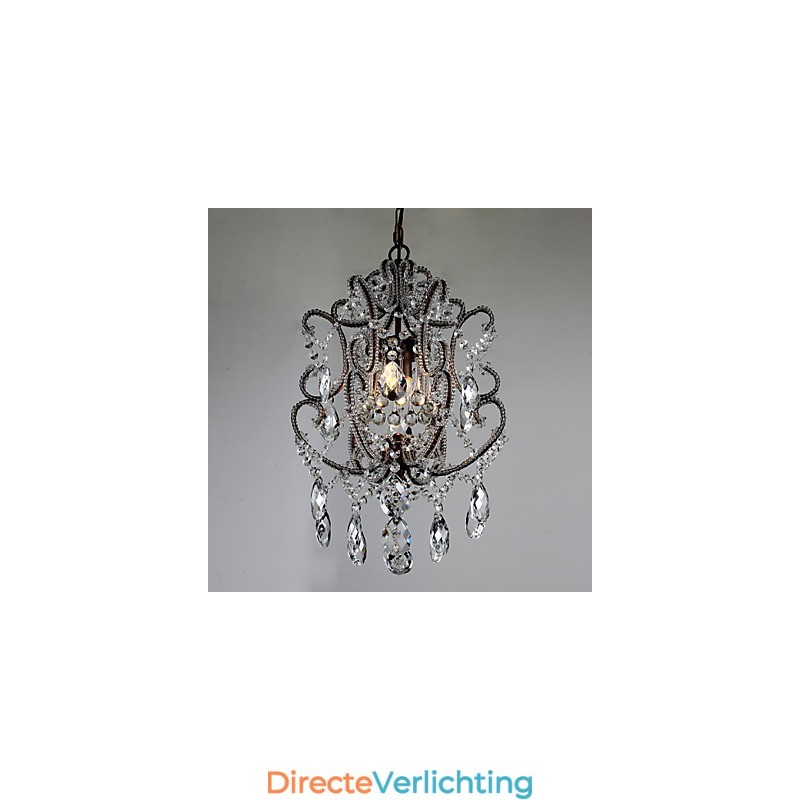 Moderne kroonluchter ontwerp vintage kroonluchter loft kristal licht armatuur lustre hanglamp